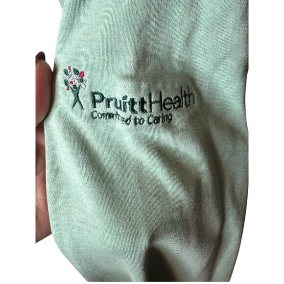 Peter Millar Perth Performance Teal Green Pullover Quarter Zip Mens 2XL Shirt - Picture 4 of 8